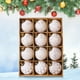 thumbnail image 1 of Seyotauo 12 Pcs Christmas Ball Ornaments Set - Shatterproof Plastic Christmas Tree Decorations Christmas Decorative Hanging Ornaments Xmas Decorative Hanging Ball Ornaments for Holiday, 1 of 7