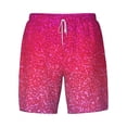 thumbnail image 4 of Lsque Mens Swim Trunks Light Purple Glitter Pattern - Bathing Suit Compression Liner - Beach Swim Shorts Swimwear - (S-3XL) - Stretch Quick Dry -Small, 4 of 9