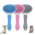 thumbnail image 4 of Guiexla Cat Grooming Brush Painless Pet Hair Removal Gentle Detangling Pet Comb with One-Click Button for Shedding Massaging Grooming, 4 of 8