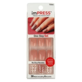 imPRESS Color Press-on Manicure, Petal Pink, Short - Walmart.com ...