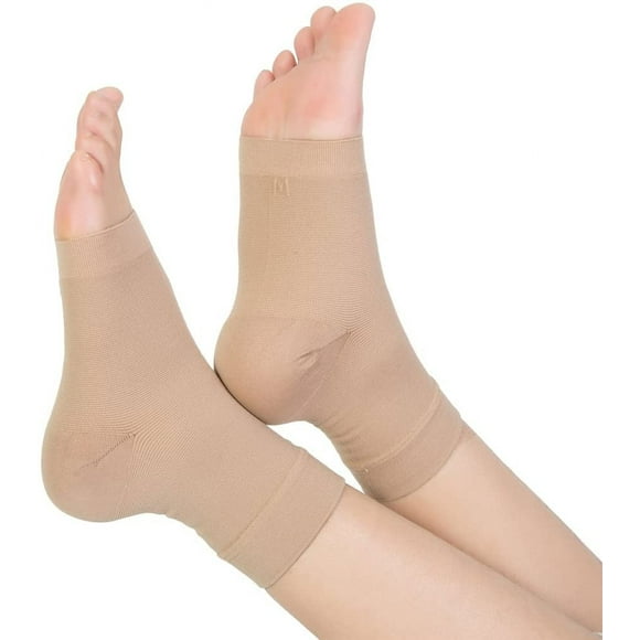 Plantar Fasciitis Therapy Wrap - Plantar Fasciitis Arch Support, Relieve Plantar Fasciitis, Heel Pain, Arch Support, Plantar Fasciitis Sock 1 Pair, Beige /Black