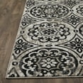 thumbnail image 2 of Loomaknoti Ohanzah Owena 9' x 12' Gray Medallion Indoor Area Rug, 2 of 9