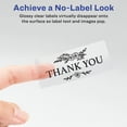 thumbnail image 3 of Avery Address Labels, 1" x 2-5/8", Glossy Clear, 300ct (6521), 3 of 9