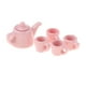 thumbnail image 3 of de Té de Cerámica Rosa con de de 5 Piezas, Utensilios de Comedor para 1:12, 3 of 8