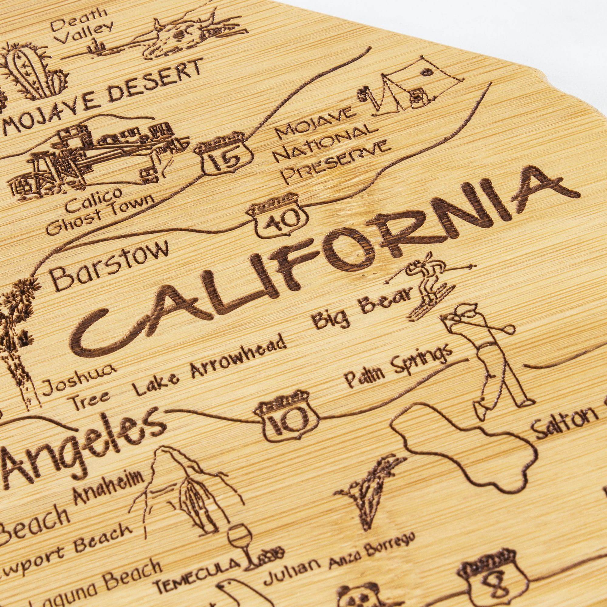 California Large Bamboo Cutting Board — San José Made