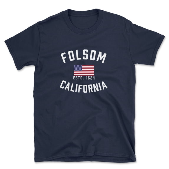 Folsom California Patriot Men's Cotton T-Shirt