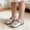 Silver, variant on Girls Flat Bow Lightweight Sneakers Toddler Little Kid Big Kid 2-9 Years Breathable Casual Play Footwear