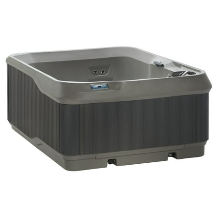 All New 2025 HydroLuxe IBIZA Taupe/Charcoal Hot Tub - 4-Person, 25 Jets, Convertible 110v/220v