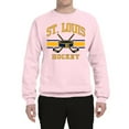 thumbnail image 2 of Wild Bobby City of St. Louis Hockey Fantasy Fan Sports Unisex Crewneck Sweatshirt, Light Pink, 3X-Large, 2 of 5