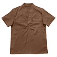thumbnail image 4 of Kezqiaxn Mens Short Sleeve Shirts Summer Casual V-Neck Business Work Tops with Pockets Mens Shirt Plus Size Fashion, 4 of 6
