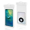 thumbnail image 2 of ZLight Étui Étanche pour Téléphone 7,2 Pouces Sac Étanche Portable Protecteur pour Sports Nautiques Réutilisable Universel pour Cellulaire pour Protection Étui Blanc 1 Ensemble, 2 of 6