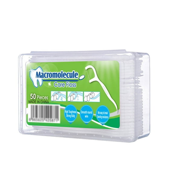 Tooth Repair Kit 50Pcs Toothpick Picks High Toughness Interdental Brush Stick Oral Care Tools Toothpicks With Portable Case Picks For Family Hotel Travel Oral Accessories