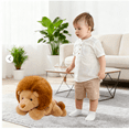 thumbnail image 2 of Soft Plush Stuffed Animal - Cute Lion Plush Toy Doll Pillow Cartoon Christmas Home Decor Gift, 2 of 7