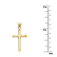 thumbnail image 2 of Precious Stars 14K Yellow Gold Unisex Traditional Christian Cross Religious Pendant - No Chain, Pendant Only, 2 of 3