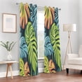 thumbnail image 7 of Palm Leaf-e5 Blackout Curtains 84"x52" Thermal Insulated Curtain 1 Panel, 7 of 7