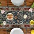 thumbnail image 5 of Sm:)e Boho Bohemian Table Runner, Rustic Farmhouse Kitchen Dining Table Decoration 13x72 Inch, 5 of 7