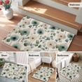 thumbnail image 5 of Entryway Rug 2'x3', Watercolor Dandelion Small Rug for Kitchen Bathroom Door Mat Indoor Entrance, Spring Floral Botanical Vintage Beige Non-Slip Area Rugs Floor Mats Carpet Front Door Rugs, 5 of 8