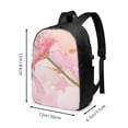 thumbnail image 4 of YFYANG 17" Laptop Backpack, Pink Rose Art Fashion Travel Work Backpack with USB and Headphone Cable Interface for Men and Women, 4 of 8