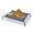 52" Gray, variant on Pefilos 52" Large Steel Frame Elevated Dog Bed, Outdoor Original Camping Pet Bed Cot Mat, Gray