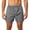 #0465-Black, variant on Men Summer Plaid Shorts Classic Gingham Pattern Button Front Drawstring Waist Breathable Beach Board Shorts for Young Men