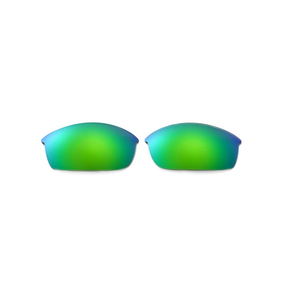 Walleva Emerald Polarized Replacement Lenses for Oakley Flak Jacket Sunglasses