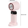 thumbnail image 3 of Enfriador de aire de mano Ventilador personal plegable de 3 velocidades Ultra silencioso para interiores (Blanco), 3 of 5