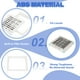 thumbnail image 3 of Rejilla de Ventilación de Plástico Uxcell, Salida de Aire Ajustable, Rejillas de Filtro de Ventilación Removibles con Pantalla de Malla Incorporada 10x10 Pulgadas, 3 of 7