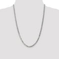 thumbnail image 2 of Auriga 14k White Gold 4.75mm Curb Chain Necklace 24inch for Women, 2 of 5