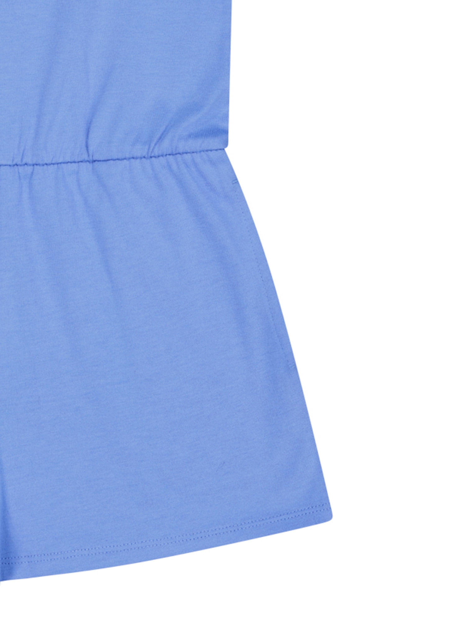 Wonder Nation Girls Cross Back Romper, Sizes 4-18 & Plus