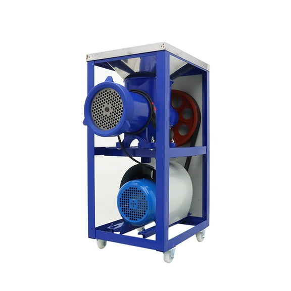 TECHTONGDA Electric Meat Grinder Fish Chicken Bones Crusher Stainless Steel Feed Processer 220V 4KW