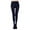 Blue, variant on Women's Velvet Blend Leggings Solid Color Stretch Fitness Exercise Pants