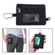 thumbnail image 5 of 3x Monedero De Tela Oxford Para Hombre Y Mujer, Informal, Para Correr, Con Tarjetero, Color Negro, 5 of 8