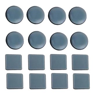 Ezprotekt 16 Pack Round Furniture Sliders - 2-1/8" Self-Stick Adhesive Gliders For Carpet, Heavy Duty Movers