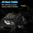 thumbnail image 2 of yeacher N016 Lunettes de Vision Nocturne 5K Ultra HD WiFi avec Image Infrarouge, Double Objectif, Sans Carte Incluse, 2 of 6