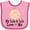 Pink and Fuchsia, variant on Inktastic My Lola and Lolo Love Me Girls Baby Bib