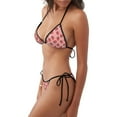thumbnail image 2 of Disketp Strawberries para Bañador de Dos Piezas para Mujer, Bikini Sexy Halter String, Conjunto de Bikini en Triángulo, 2 of 6