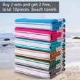 thumbnail image 2 of Beartech 4 Pack Oversized Microfiber Beach Towel, 30x60 inches Super Absorbent Quick Dry Camping Travel Towels Lightweight Outdoor Large Swim Towel for Adults, 2 of 11