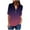 Purple, variant on Ichuanyi Womens Tops, Summer Women's Summer Shirts Zip Casual Tunic V-Neck Rollable Blouse Tops T-Shirt