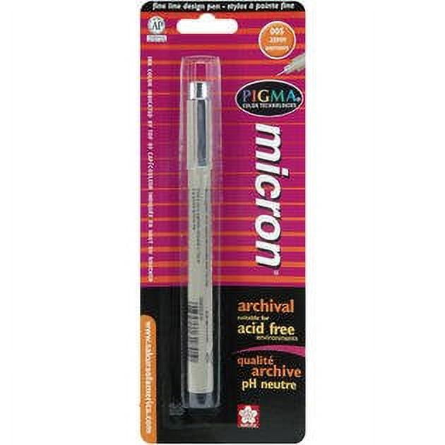 10 Sakura Pigma Micron Pens Tip Size 005 (0.20mm Line Width: 8 Ink Colors  to Choose From: Drawing, Sketching, Cwriting (ORANGE INK) 