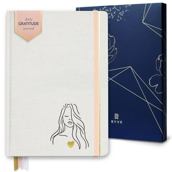 RYVE Daily Gratitude Journal, Women, Blank Diaries & Journals, Multicolor
