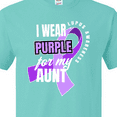 thumbnail image 4 of Inktastic I Wear Purple For My Aunt Lupus Awareness T-Shirt, 4 of 5