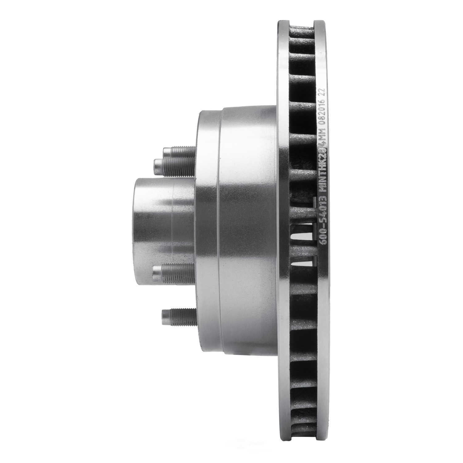 Dynamic Friction Company 631-54013L DFC Brake Rotor - Drilled And Slotted - Silver