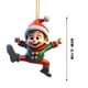 thumbnail image 2 of Colgante de Árbol de Navidad Enano de Acrílico con Estampado Plano de Muñeca China., 2 of 6
