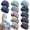 multicolor-floral, variant on 12 count Nurse Headbands for Women - Non Slip Headbands with Buttons Wide Elastic Ear Protection Hair Bands Sweatband Wrap for Nicu Obstetrics Nurse (Solid)