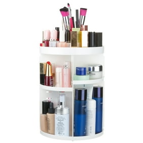 Unique Home Makeup Organizer 360 Rotating Large Countertop