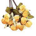 thumbnail image 3 of Ramo de Flores Artificiales Inteprter de 15 Cabezas G20 Otoño Estrella Brote Amarillo, 3 of 6