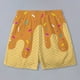 thumbnail image 5 of WILLBEST Pantalones Cortos Casuales para Hombre, Ideales para Nadar En La Playa y Hacer Ejercicio, con Un Elegante Diseño con Cordones y Estampado de Hielo Derretido para Cualquier Temporada., 5 of 5