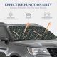 thumbnail image 4 of Balery Gold Snowflake Christmas Tree Parasol para parabrisas de coche de 2 piezas | Parasol plegable para parabrisas delantero de coche para la mayoría de sedanes-Large, 4 of 6