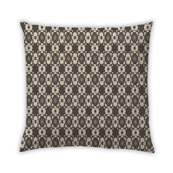 Ahgly Company Outdoor Square Contemporary Throw Pillow, 18 inch by 18 inch
