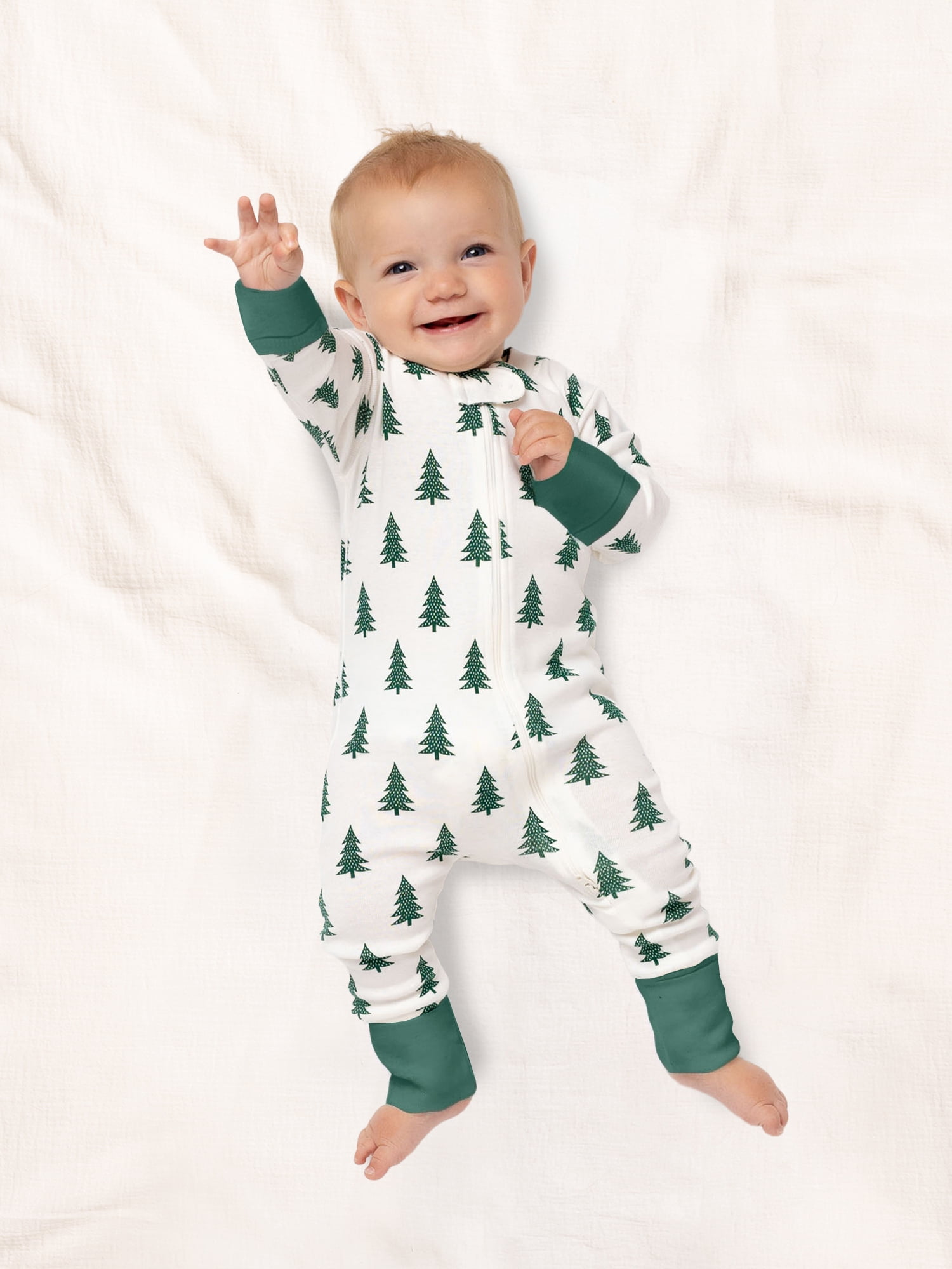 Monica + Andy Organic Cotton One Piece Coverall and Bib Set, Sizes Newborn - 18-24 Months